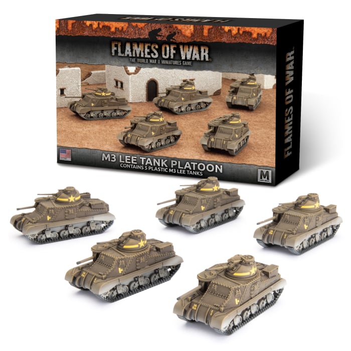 Flames Of War - M3 Lee Tank Platoon