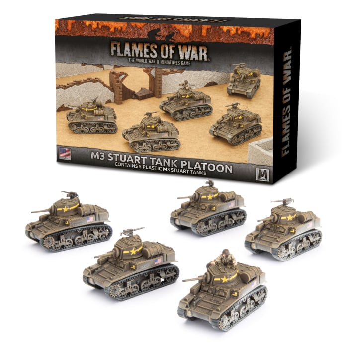 Flames Of War - M3 Stuart Tank Platoon
