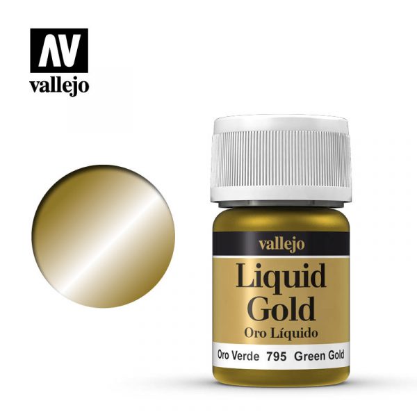 AV Vallejo Model Color 35ml - Green Gold (Alcohol Based)