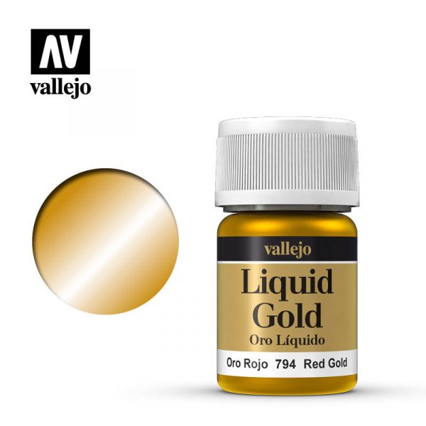 AV Vallejo Model Color 35ml - Red Gold (Alcohol Based)