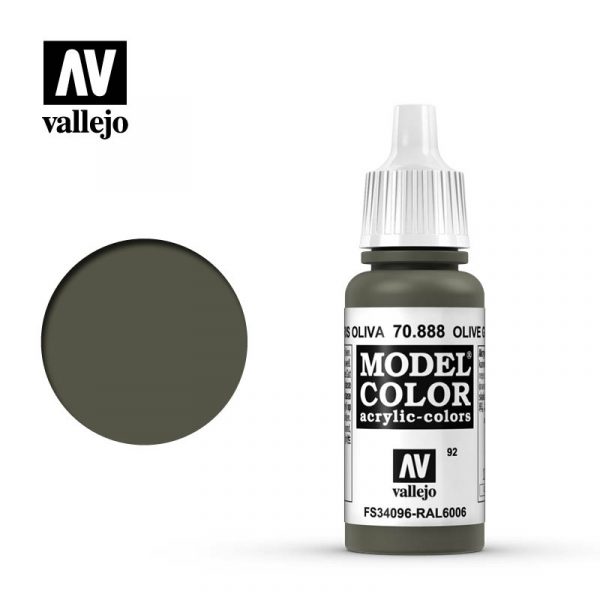 AV Vallejo Model Color 17ml - Olive Grey