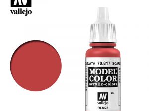 AV Vallejo Model Color 17ml - Scarlet
