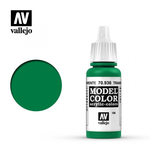AV Vallejo Model Color 17ml - Transparent Green