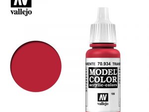 AV Vallejo Model Color 17ml - Transparent Red