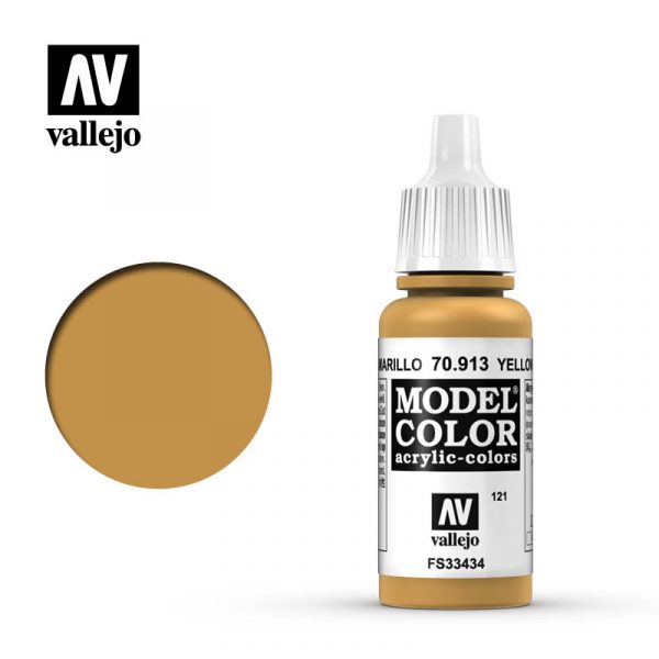 AV Vallejo Model Color 17ml - Yellow Ochre