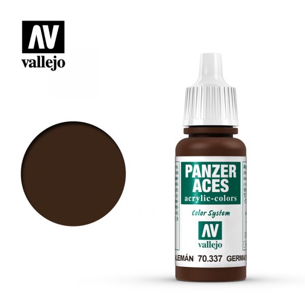AV Vallejo Panzer Aces 17ml - Highlight German (Black)