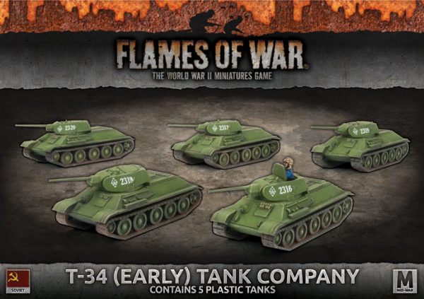 Flames Of War - T-34 (Early) Tank Company