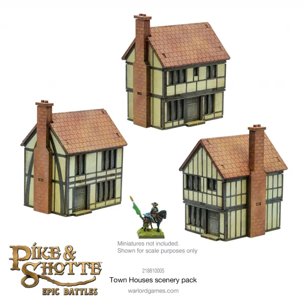Epic Battles: Pike And Shotte - Town Houses Scenery Pack