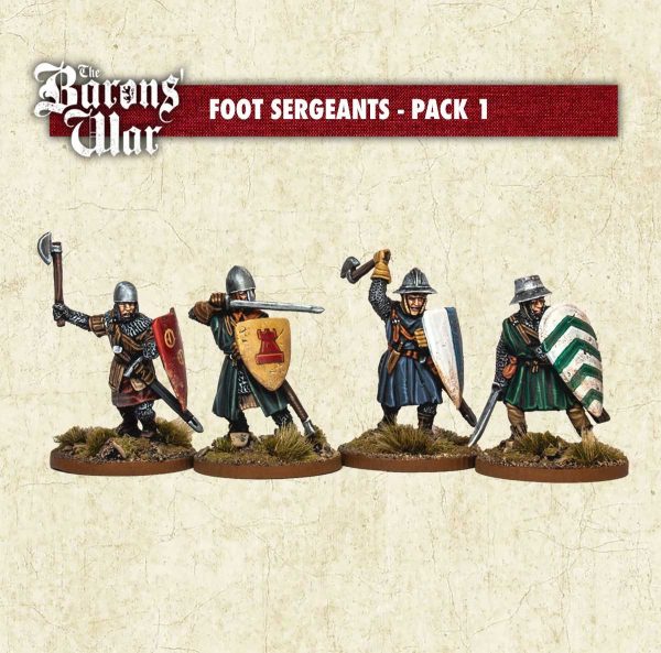 Footsore Miniatures - Foot Sergeants Pack 1