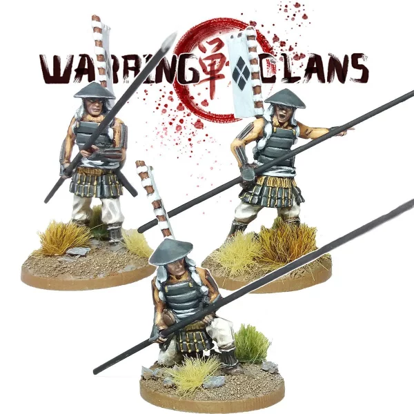 Footsore Miniatures - Ashigaru With Yari Pack 1