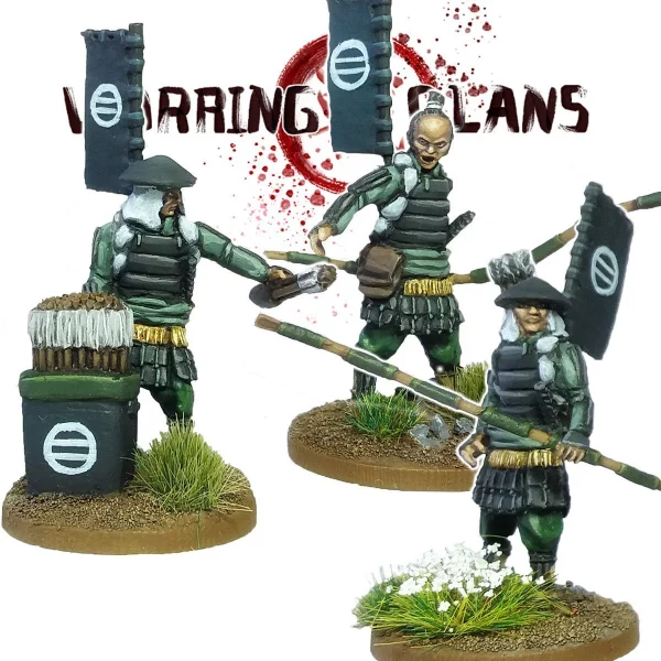 Footsore Miniatures - Ashigaru With Yumi Pack 3