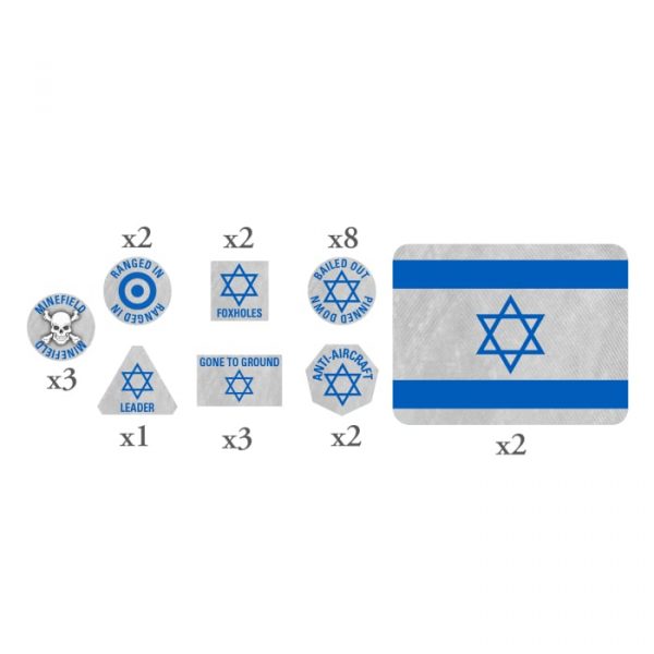 Team Yankee - Israeli Token Set