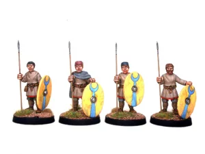 Footsore Miniatures - Late Roman Unarmoured Infantry Standing