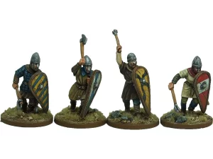 Footsore Miniatures - Unarmoured Norman Infantry 1