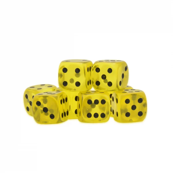 Warlord - Yellow Citrine D6 Dice