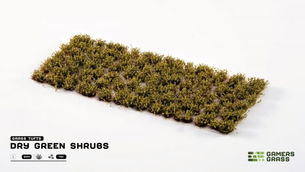 Gamers Grass  - Dry Green Shrubs