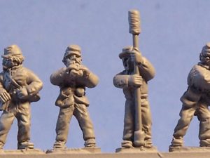 Peter Pig - Union Gun Crew With Forage Cap Firing