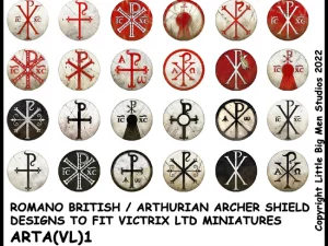 Little Big Men Studios - Romano British/Arthurian Archer Shield 1