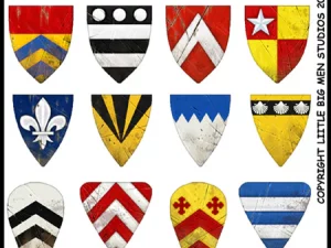 Little Big Men Studios - Medieval Shield Transfers 5
