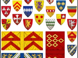 Little Big Men Studios - Rebel Barons Shield & Flags Transfers 12