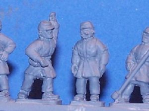 Peter Pig - Confederate Gun Crew In Kepi Firing