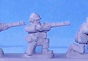 Peter Pig - Confederate In Kepi Kneeling, Firing